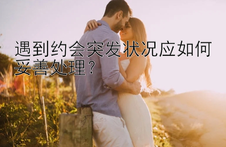 遇到约会突发状况应如何妥善处理？