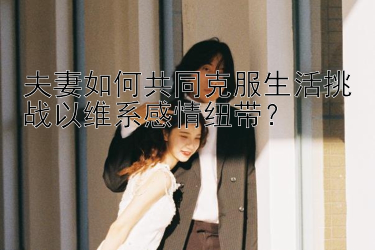 夫妻如何共同克服生活挑战以维系感情纽带？