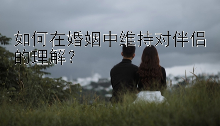 如何在婚姻中维持对伴侣的理解？