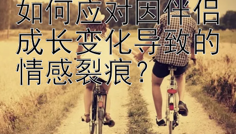 如何应对因伴侣成长变化导致的情感裂痕？